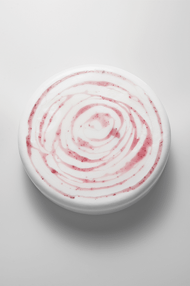 Rosela : postre helado con agua de rosas