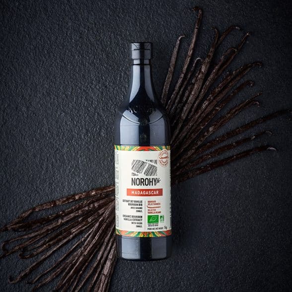 Packshot extrait de vanille bio de Madagascar 750ml