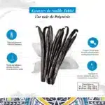 Caractéristiques des Gousses de vanille Tahiti B2B NOROHY FR