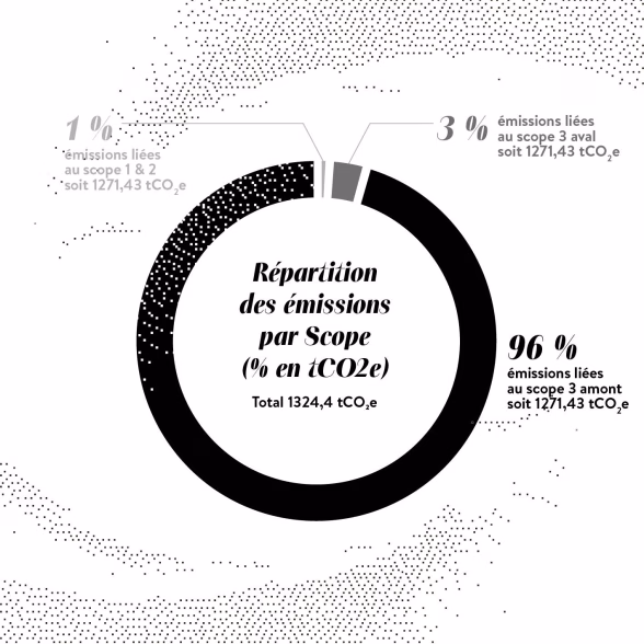 Empreinte carbone NOROHY : répartition des émissions par scope